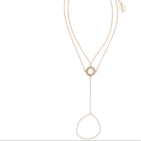 Claire’s Rose Gold Filgree Disc Foot Chain Anklet - Picture 3 of 3